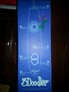 3Doodler box with my first print on it